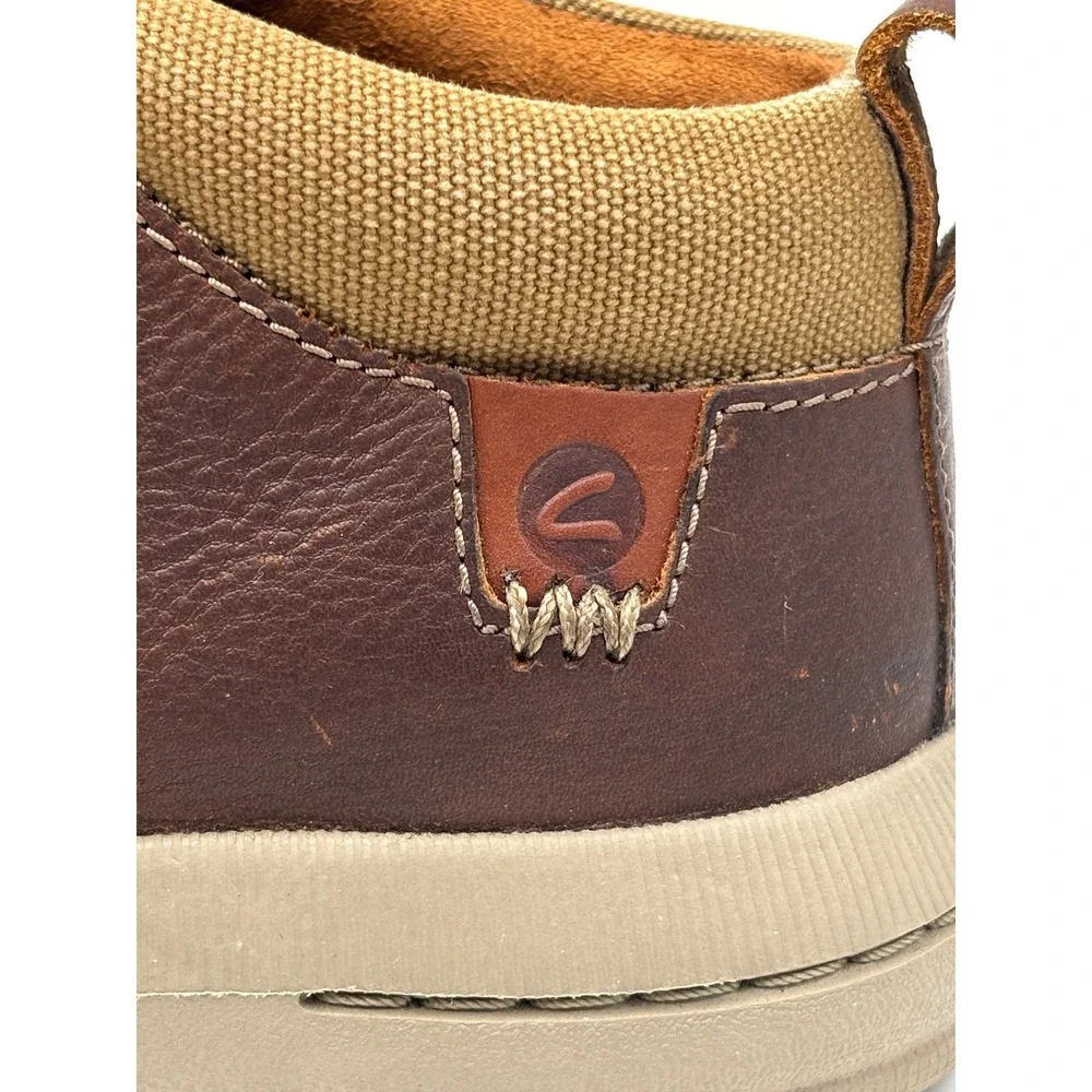 Clarks Collection Extreme Comfort Brown Leather Chukka Boots Mens 9.5